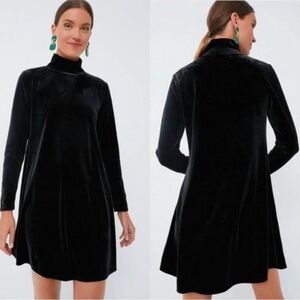 NWT Pomander Place Tuckernuck Black Velvet Mottershead Dress large quick ship